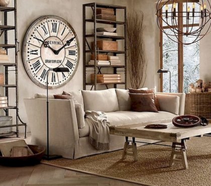 Oversized-Clocks-Wall-Dеcor-Ideas-An-Eye-Catching-Accent-in-the-Interior
