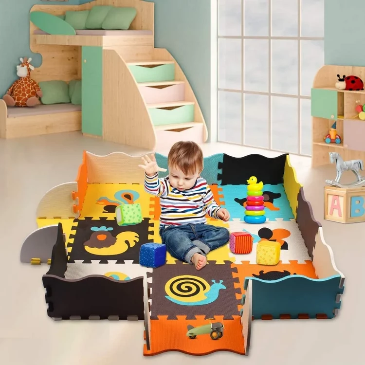 Puzzle Playmats nursery room ideas