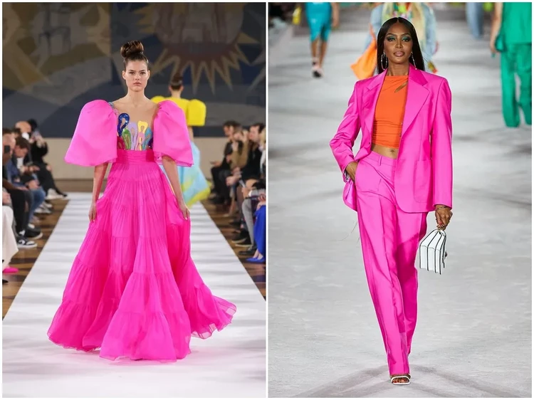 Vibrant Outfits 2022 Spring Trend Hot Pink