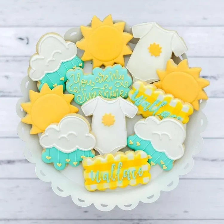 baby shower cookies party favors ideas