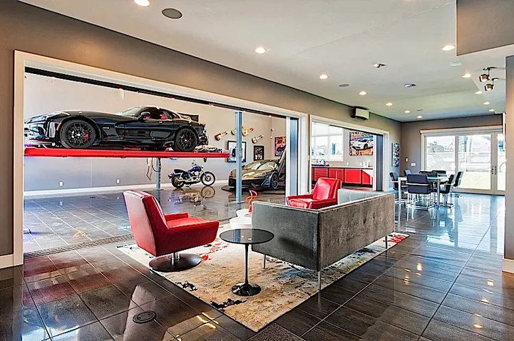 luxury garages with exceptional interiors