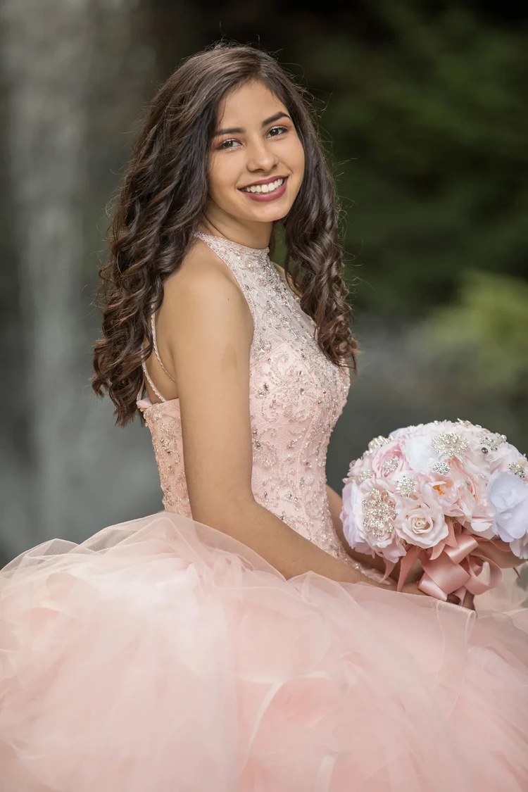 quinceanera styling ideas long curls