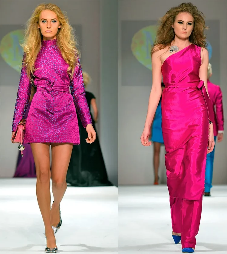 spring 2022 fashion trends fuchsia color
