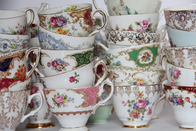 unique vintage tea cups collection