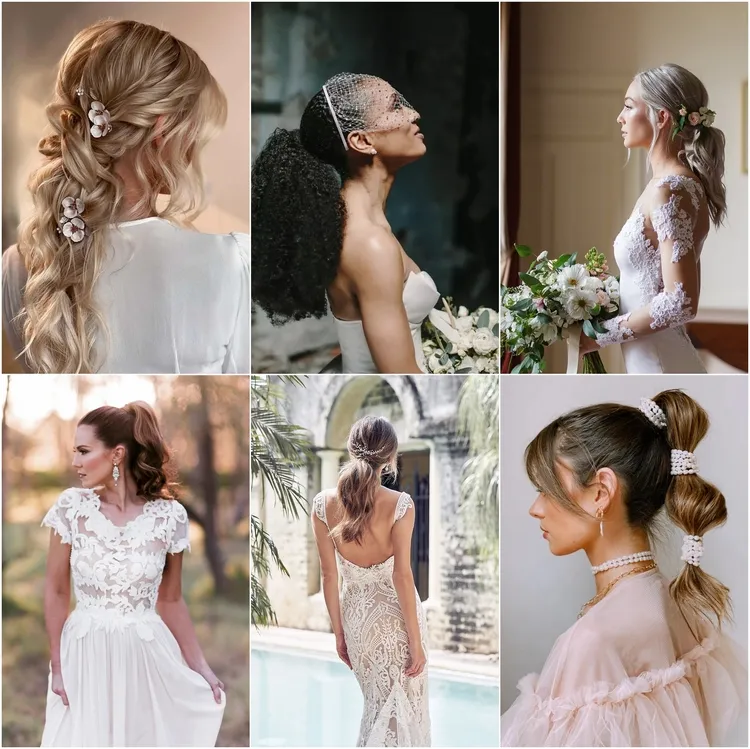 2022 Wedding Hairstyles Ponytail
