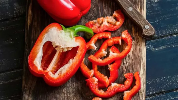 Bell peppers are a great source of beta carotene