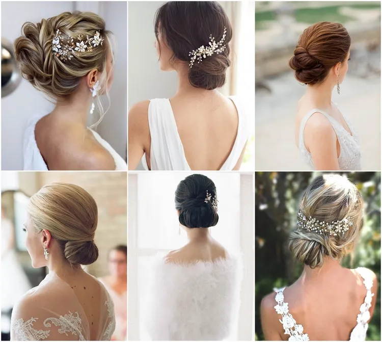Elegant Wedding Updo Hairstyles Buns and Chignons