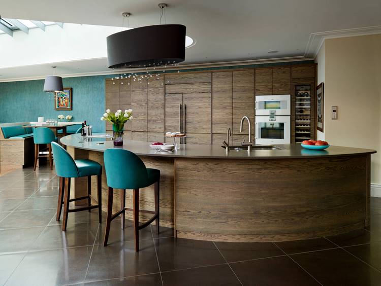 2022 Interior Design Trends Modern Curved Kitchen Ideas