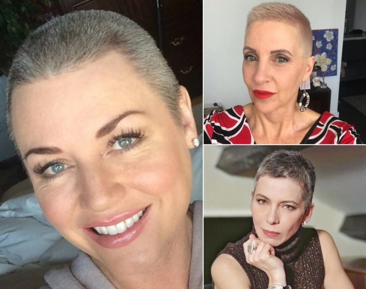 Buzz cut for women over 50 extravagant hairstyle ideas