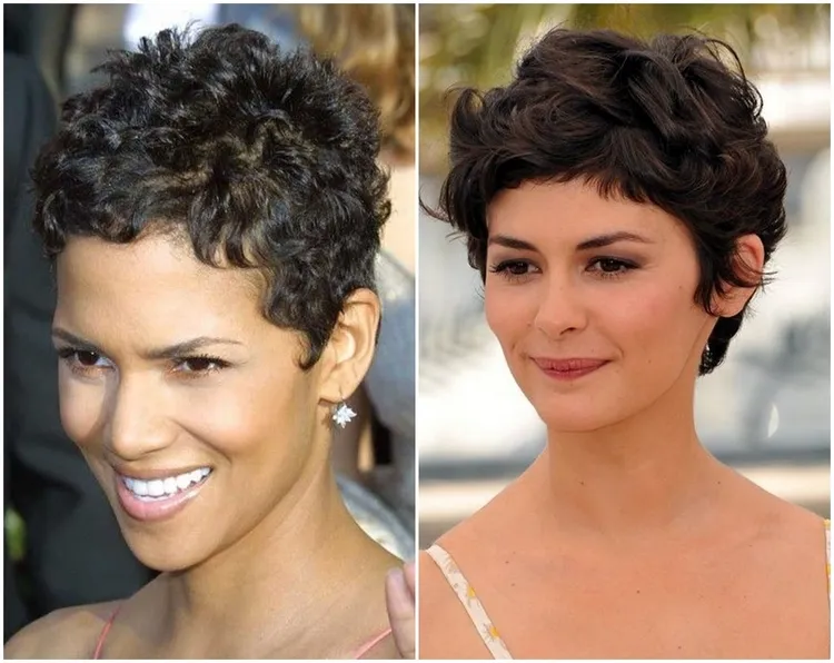 Curly and Wavy Pixie Haircut