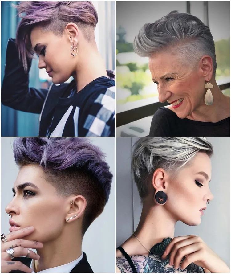 Fashionable Short Haircuts with Undercut