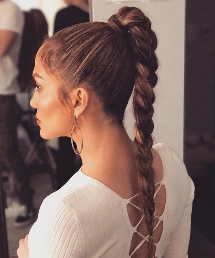 braided ponytail Hairstyle trends for summer 2022
