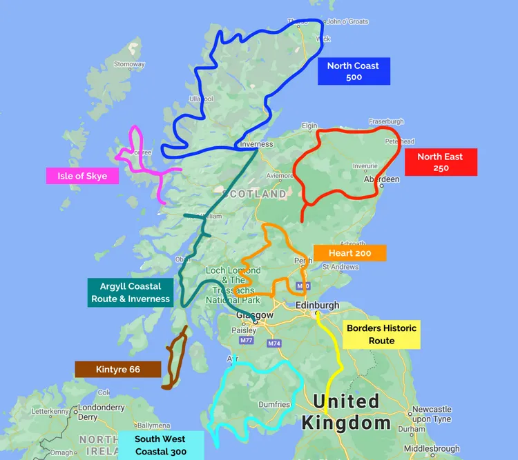 Scotland routes ideas