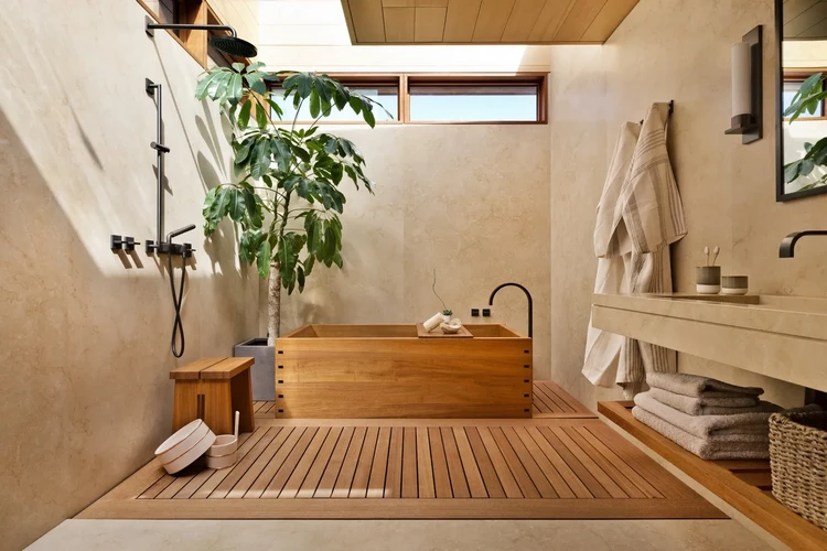 contemporary spa bathroom design