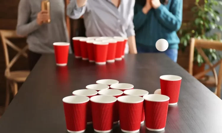 party drinking games how to play beer pong