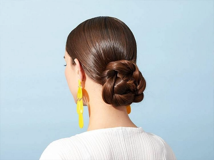A low bun is the ultimate versatile hairstyle