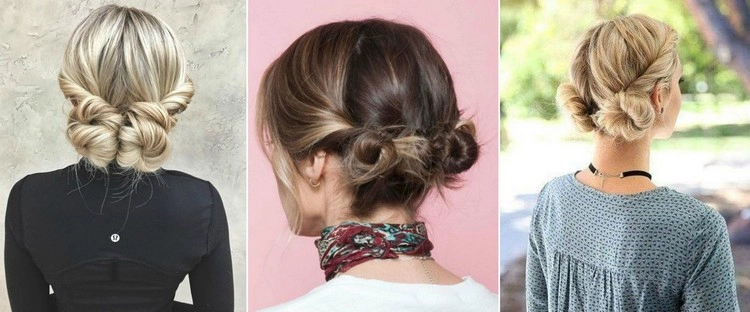 Bun hairstyles for hot days braided styling