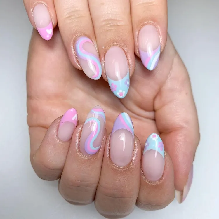 French manicure Nail Design Trends Summer 2022