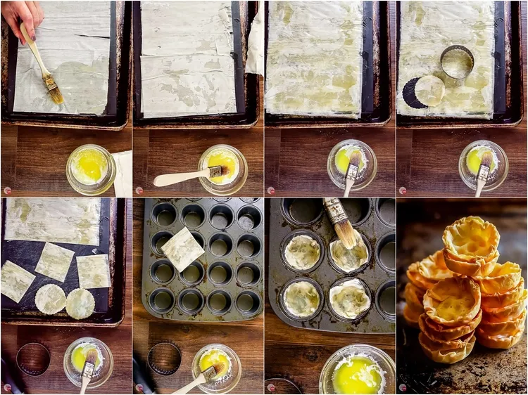 How to Make Phyllo Tartlets step by step