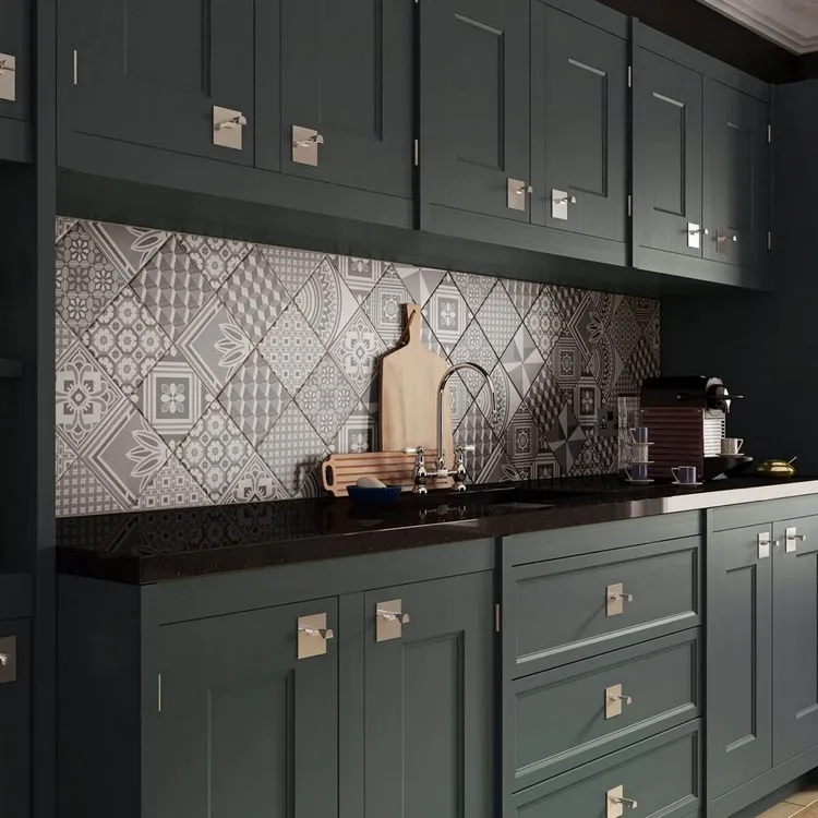 Patchwork Tiles in the Kitchen