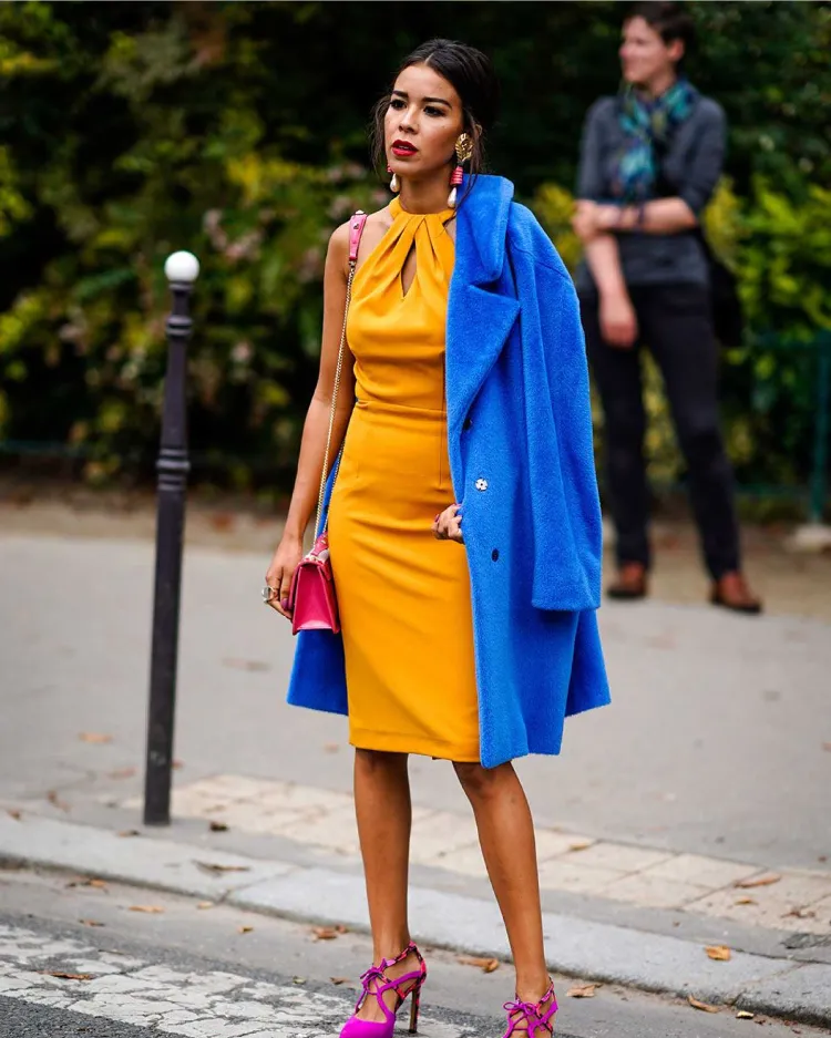 Street Style Trends 2022 Color blocking summer