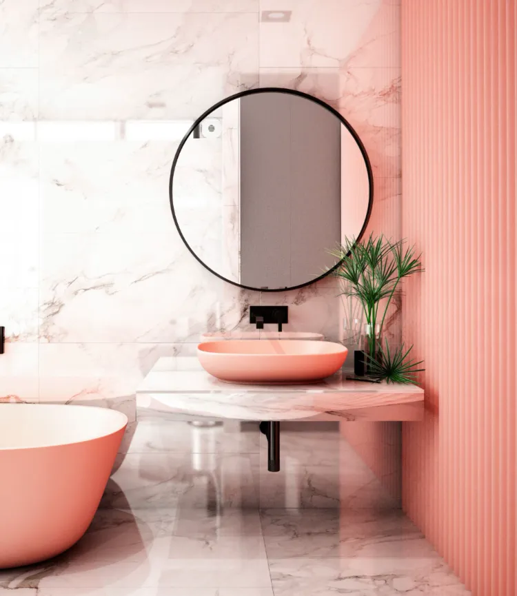 colorful bathroom decor trends summer 2022
