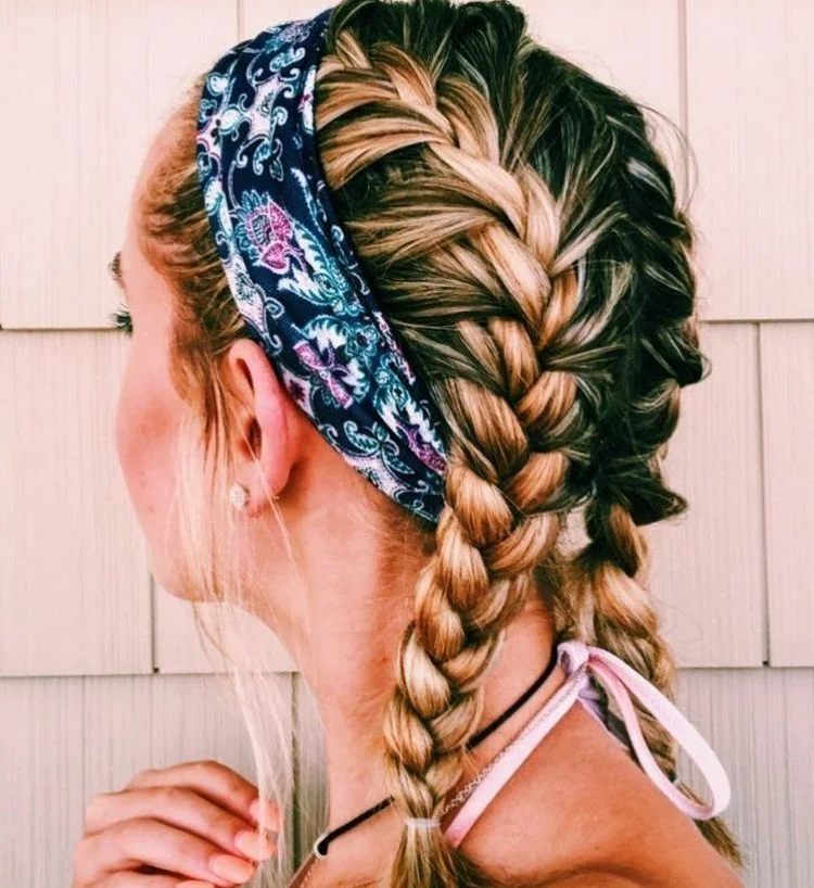 Braid for the hot days in summer
