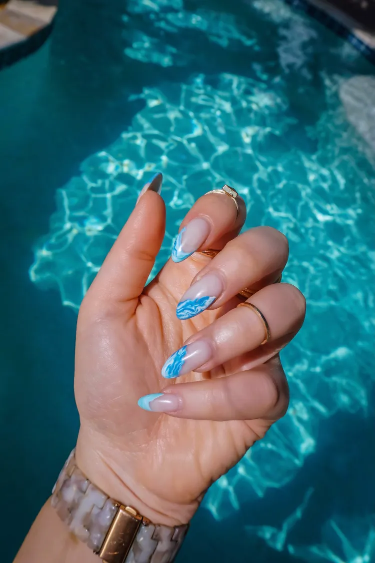 Deconstructed French Nails Trend 2022 Summer