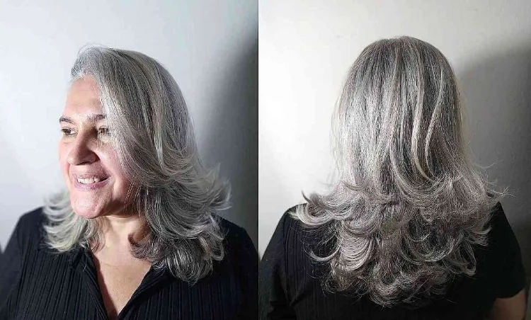 Hairstyles medium length layers for older ladies