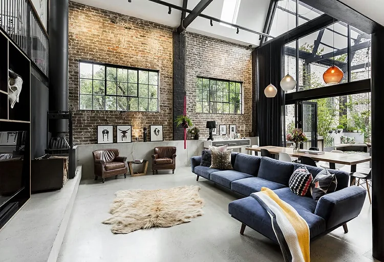 living room 2022 design trends Industrial decoration