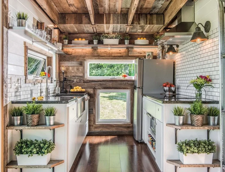 beautiful tiny home kitchen