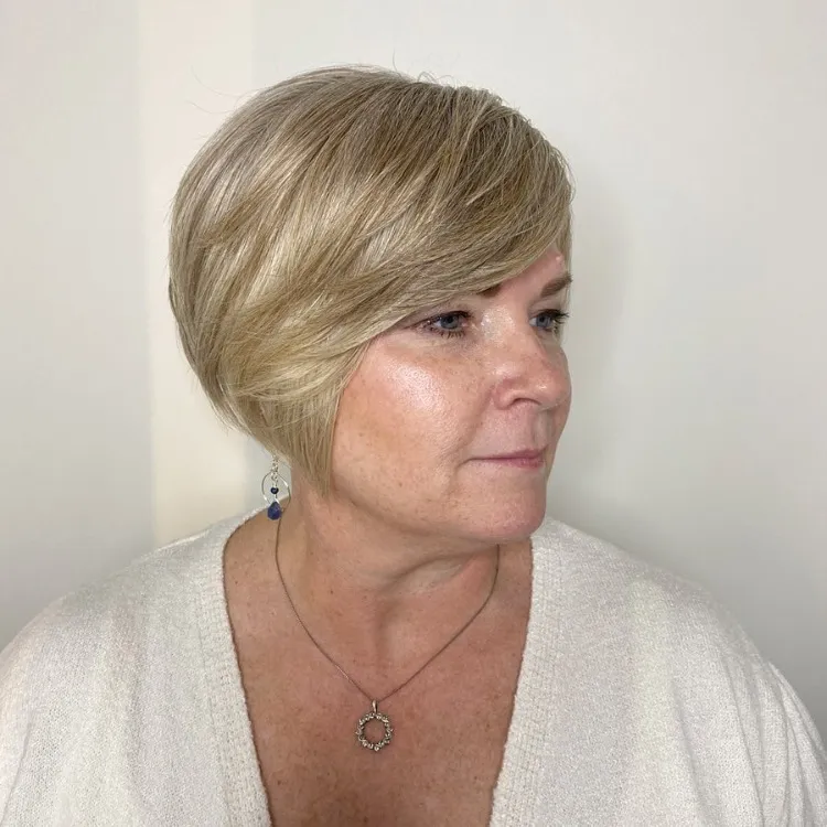 bob haircut for thin hair hairstyles for women over 50