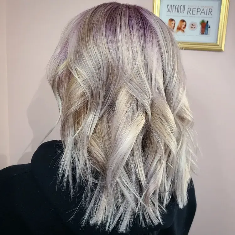 how to style medium long oyster gray hair
