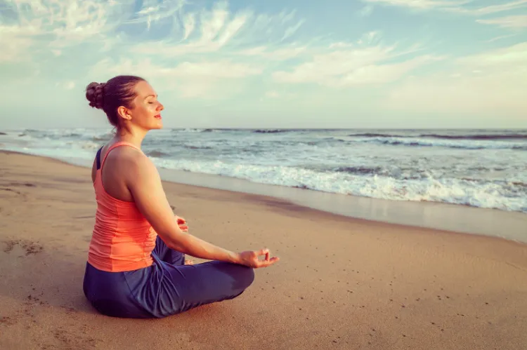 meditation anti stress relieve itching