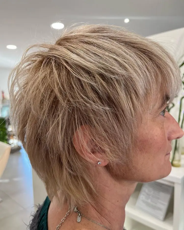 mixie cut for younger and older ladies