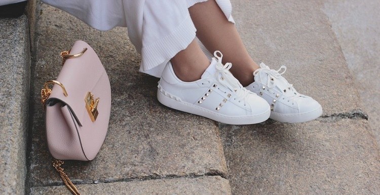 modern shoe models in white color for all summer outfits