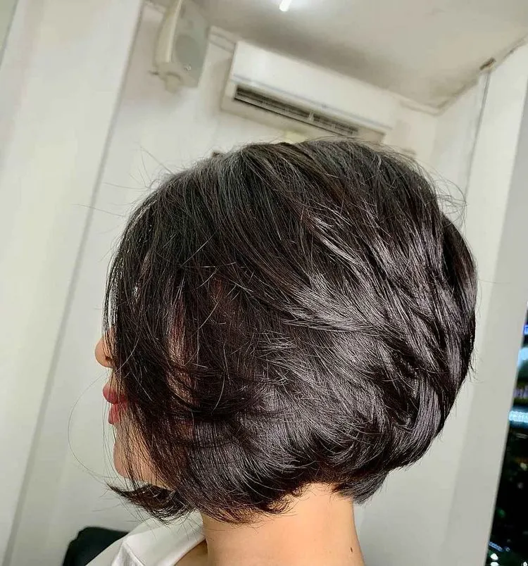 smart short haircuts to choose from feathered bob