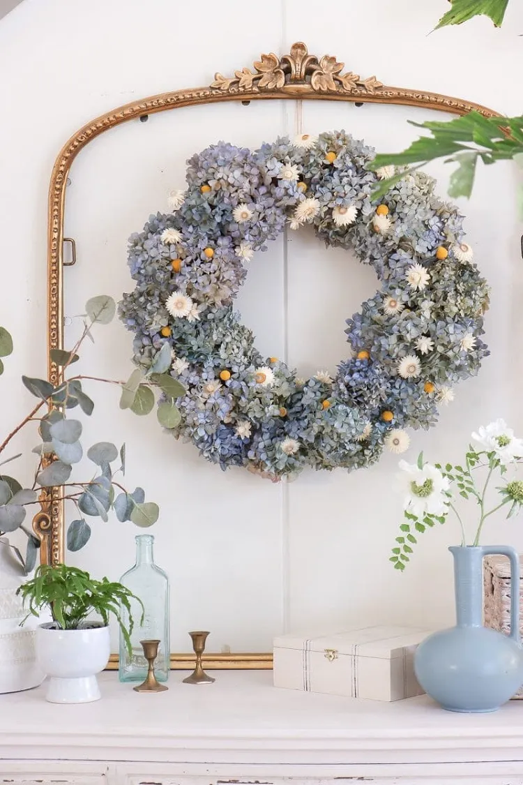trick for drying hydrangeas quickly and naturally ideas interior decor fall 2022
