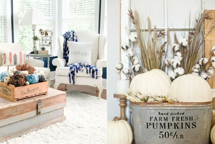 Beautiful fall decoration for the living room ideas