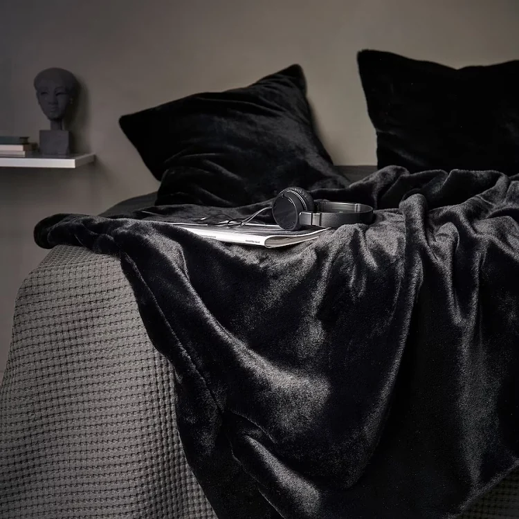 IKEA blanket black