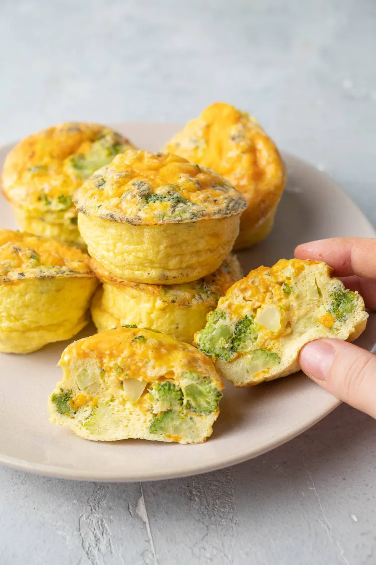 Low carb egg muffins quick 3 ingredient snacks