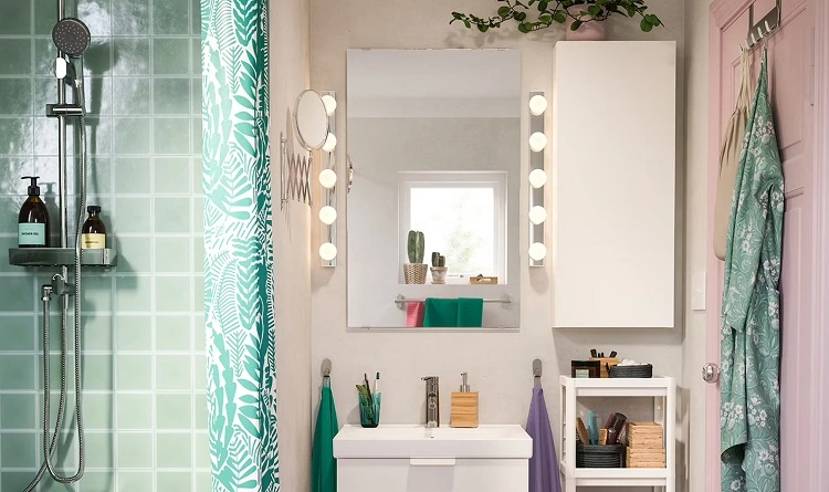 bathroom mirror with lighting ikea