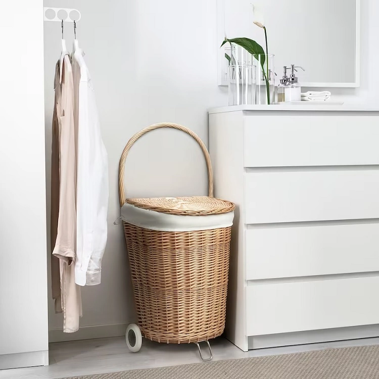 laundry basket with wheels ikea