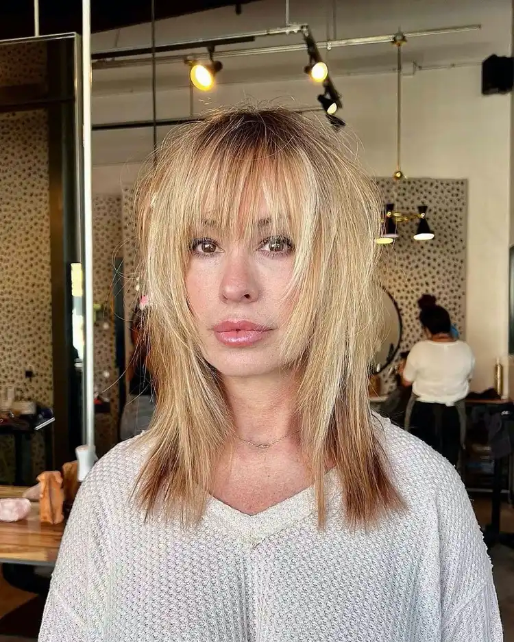 A layered cut that flatters women over 50