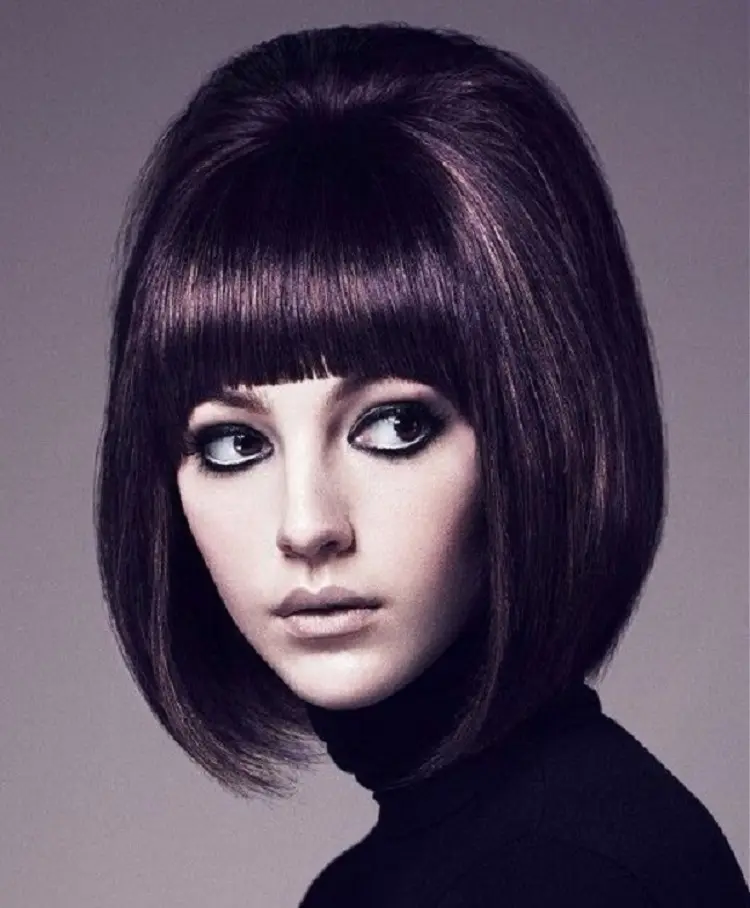 Mod bob haircut retro inspired