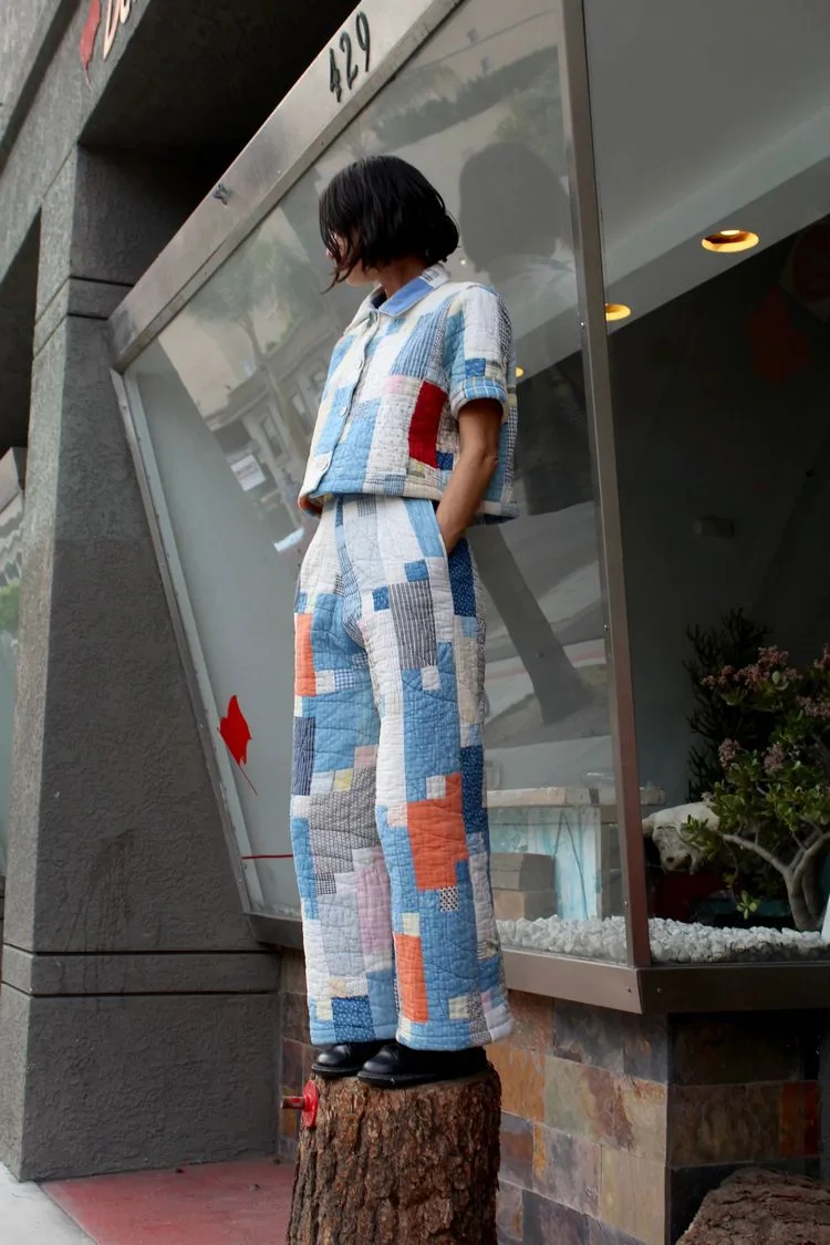  patchwork trousers The current pants trends fall winter 2022