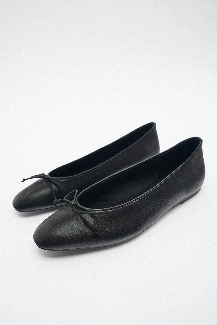 ballet flat shoes Zara