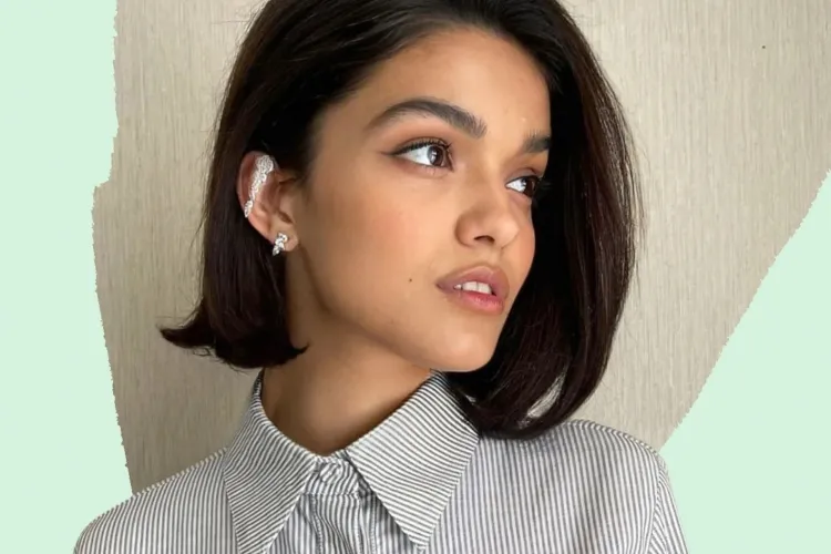 fall winter 2022 hairstyle trend side part bob