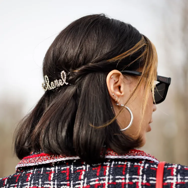 bob with bangs hair accessories