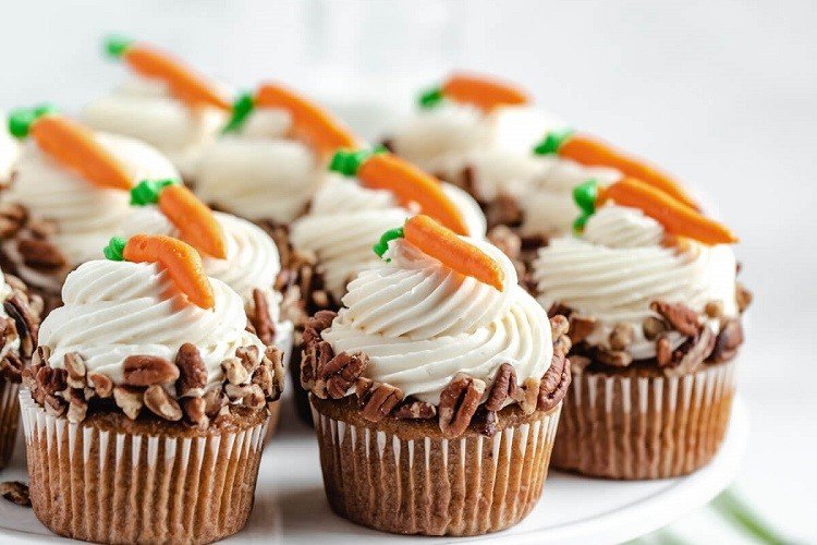 carrot cake cupcakes recipe dessert autumn
